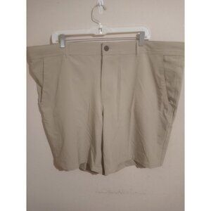 NWT George Men's Above the Knee Brown Shorts Stretch size 46 New